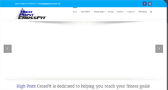 Desktop Screenshot of highpointcrossfit.com