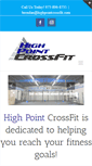 Mobile Screenshot of highpointcrossfit.com